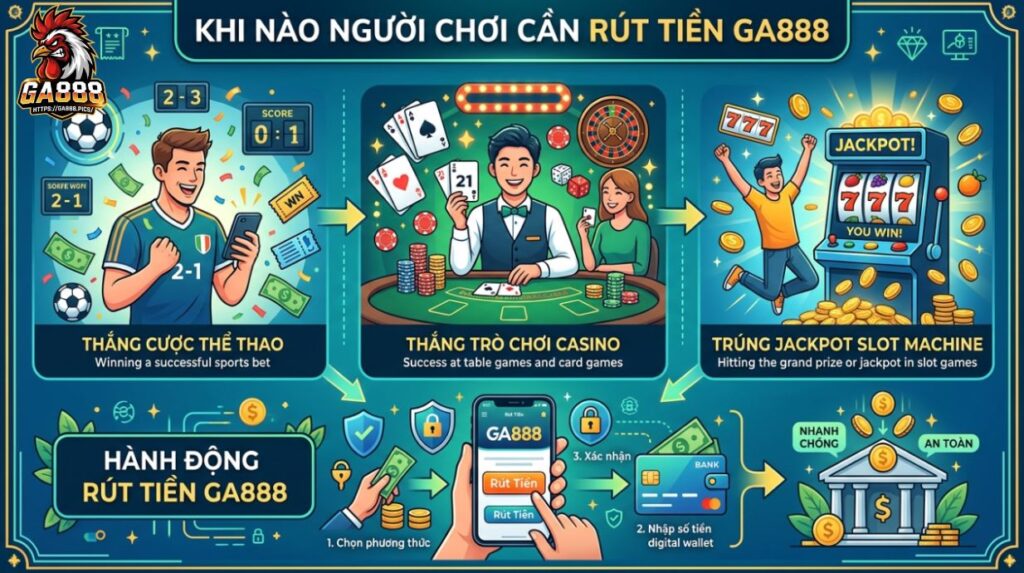 Khi Nào Người Chơi Cần Rút Tiền GA888
