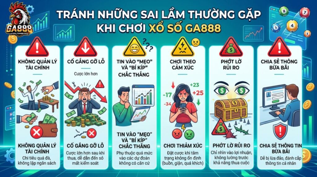 Tránh Những Sai Lầm Thường Gặp Khi Chơi Xổ Số GA888