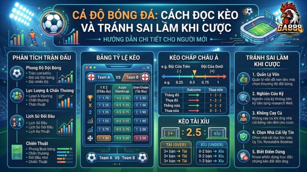 Cá Độ Bóng Đá: Cách Đọc Kèo Và Tránh Sai Lầm Khi Cược