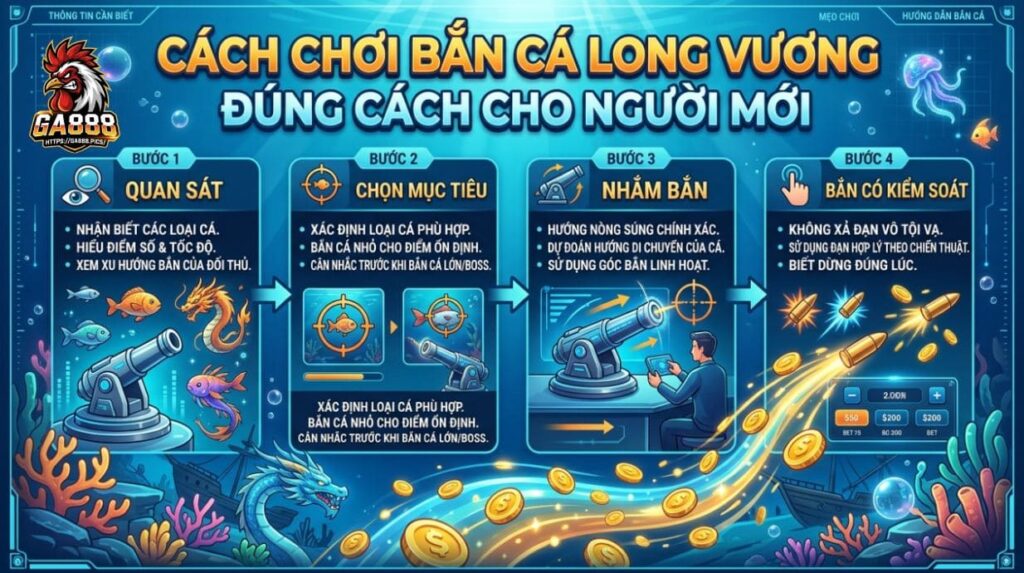 Cách chơi bắn cá Long Vương đúng cách cho người mới