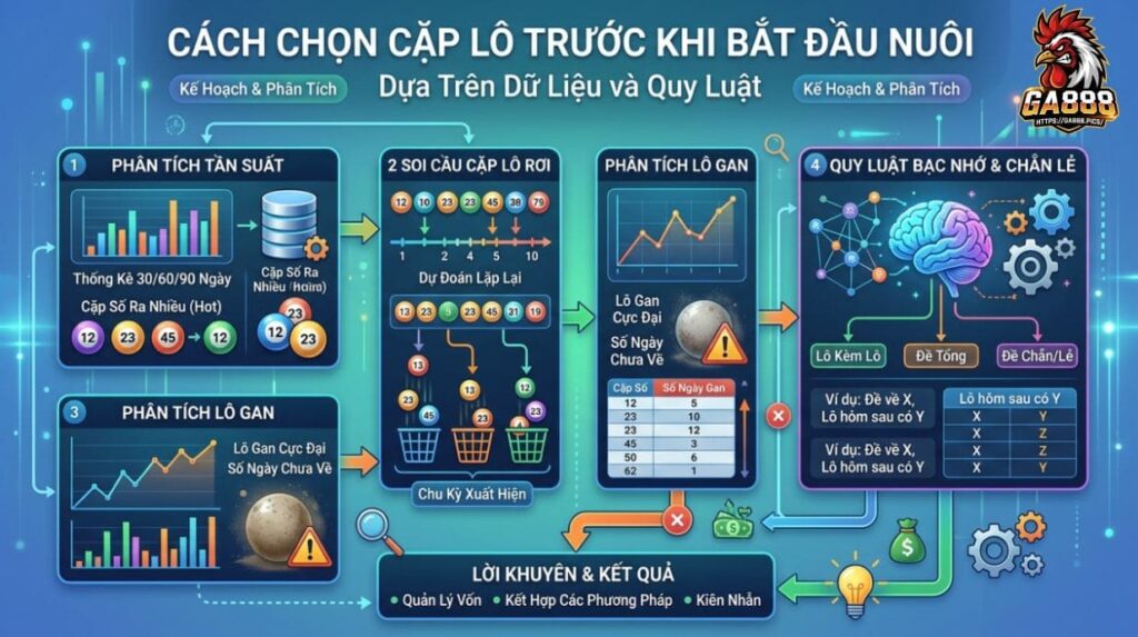 Cách chọn cặp lô trước khi bắt đầu nuôi