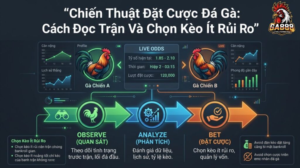 Chiến Thuật Đặt Cược Đá Gà: Cách Đọc Trận Và Chọn Kèo Ít Rủi Ro