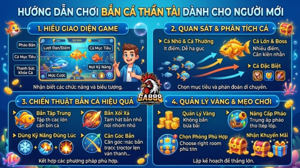Hướng dẫn chơi Bắn Cá Thần Tài dành cho người mới