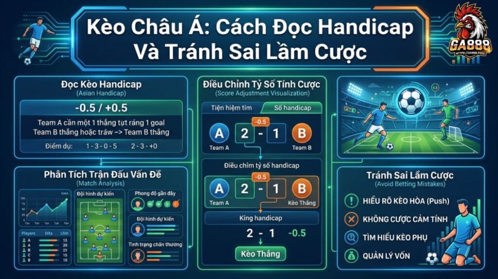 Kèo Châu Á: Cách Đọc Handicap Và Tránh Sai Lầm Cược