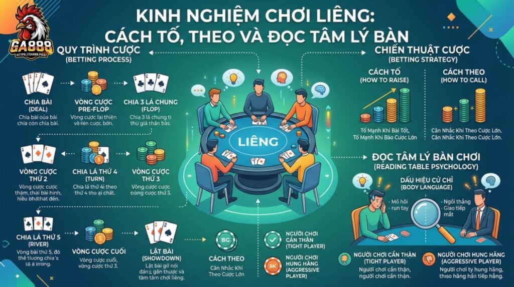Kinh Nghiệm Chơi Liêng: Cách Tố, Theo Và Đọc Tâm Lý Bàn