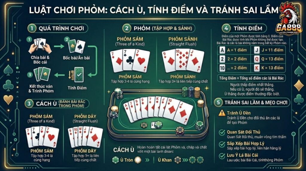 Luật Chơi Phỏm: Cách Ù, Tính Điểm Và Tránh Sai Lầm