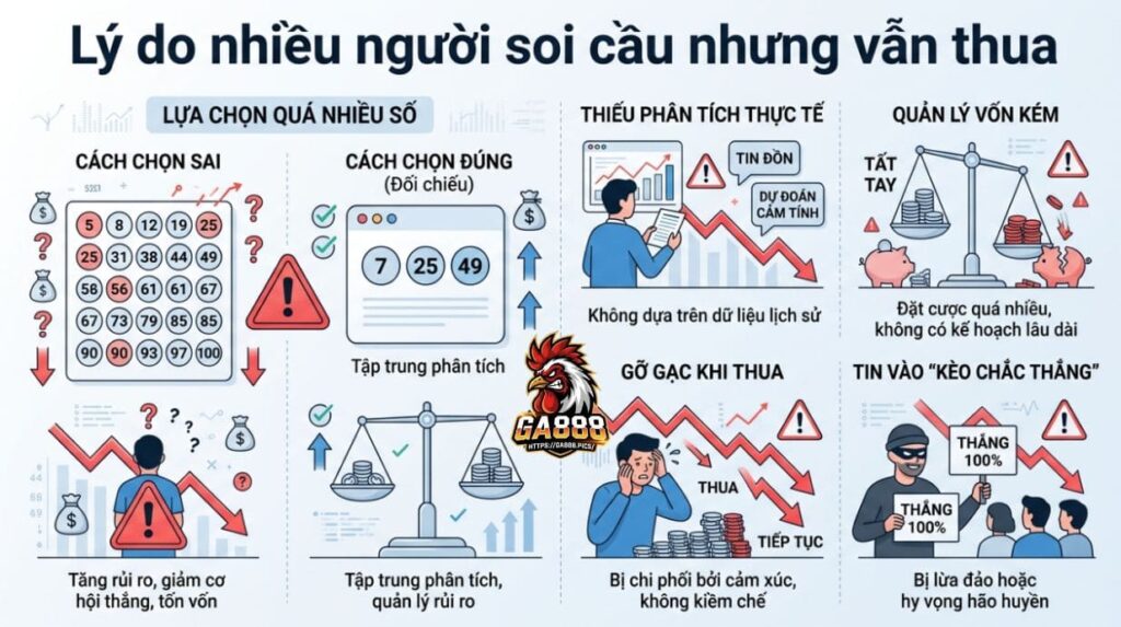 Lý do nhiều người soi cầu nhưng vẫn thua