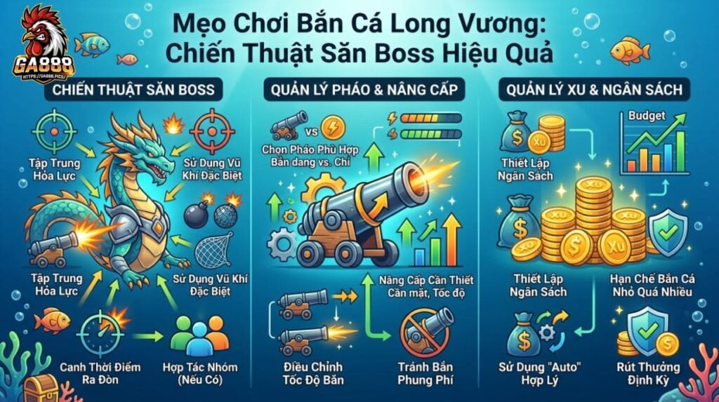 Mẹo Chơi Bắn Cá Long Vương: Chiến Thuật Săn Boss Hiệu Quả