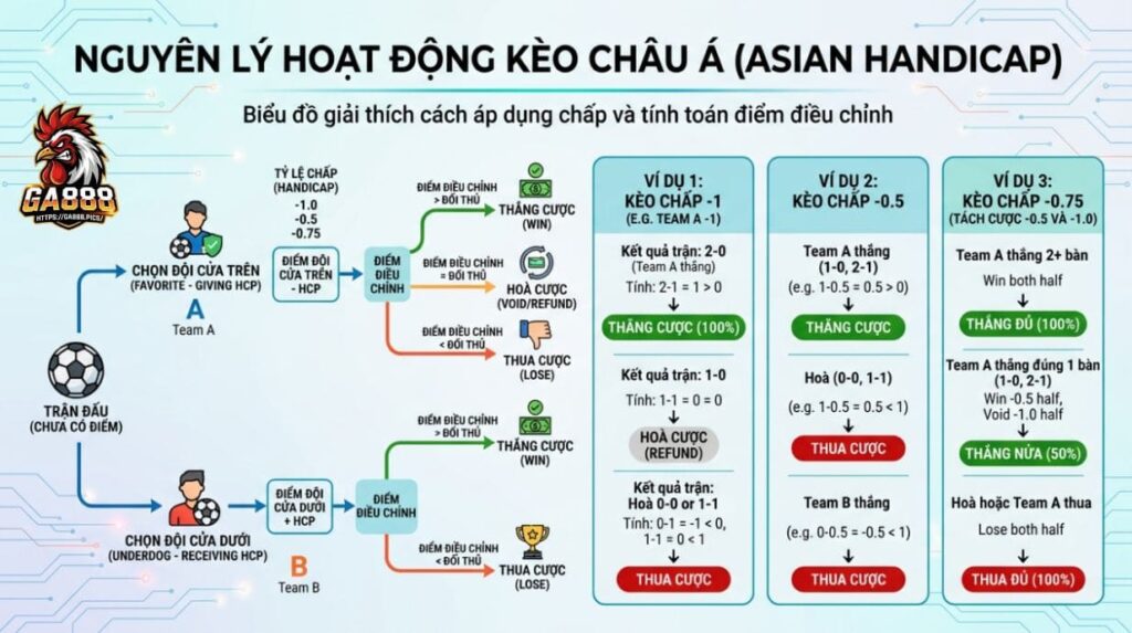 Nguyên lý hoạt động Kèo Châu Á