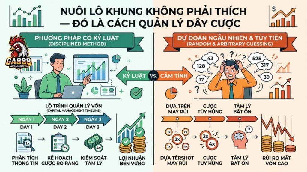 Nuôi lô khung không phải mẹo — đó là cách quản lý chuỗi cược