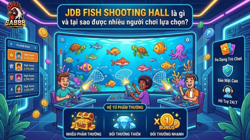 Sảnh Bắn Cá JDB là gì và vì sao được nhiều người chơi lựa chọn