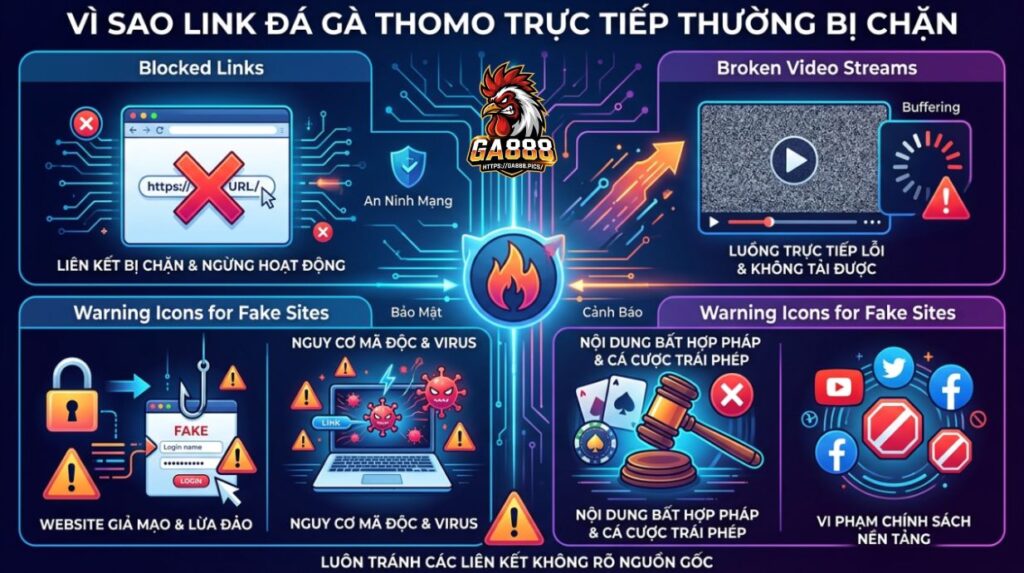 Vì Sao Link Đá Gà Thomo Trực Tiếp Thường Bị Chặn