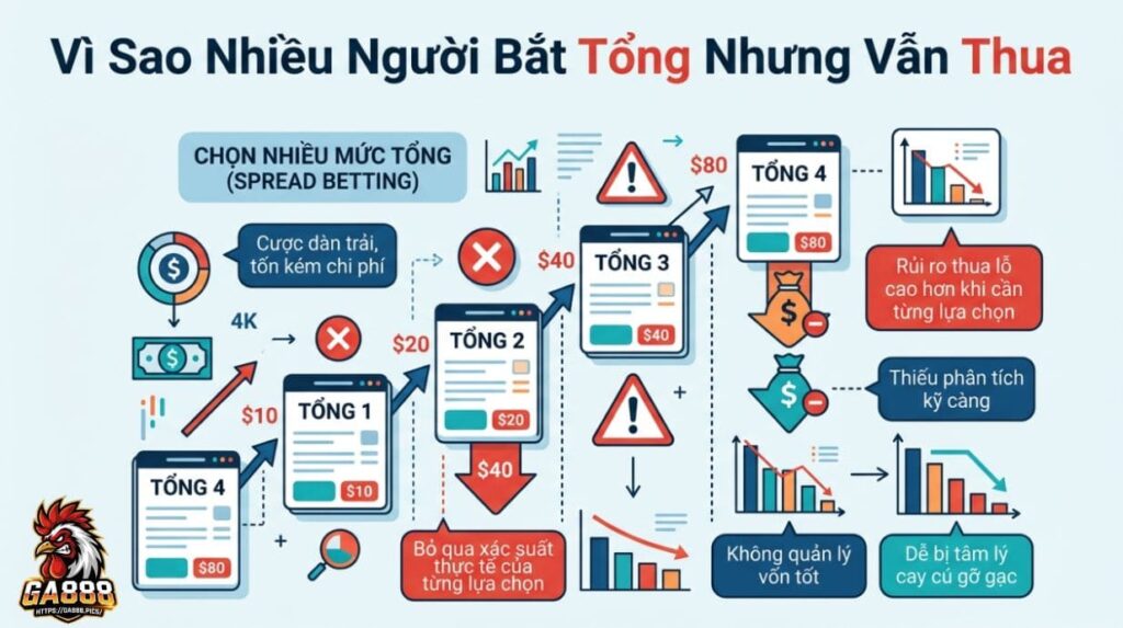 Vì Sao Nhiều Người Bắt Tổng Nhưng Vẫn Thua