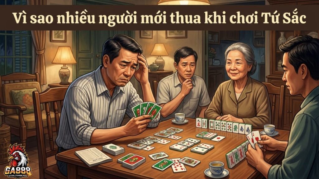 Vì sao nhiều người mới thua khi chơi Tứ Sắc