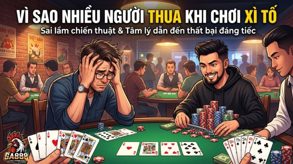 Vì sao nhiều người thua khi chơi Xì Tố