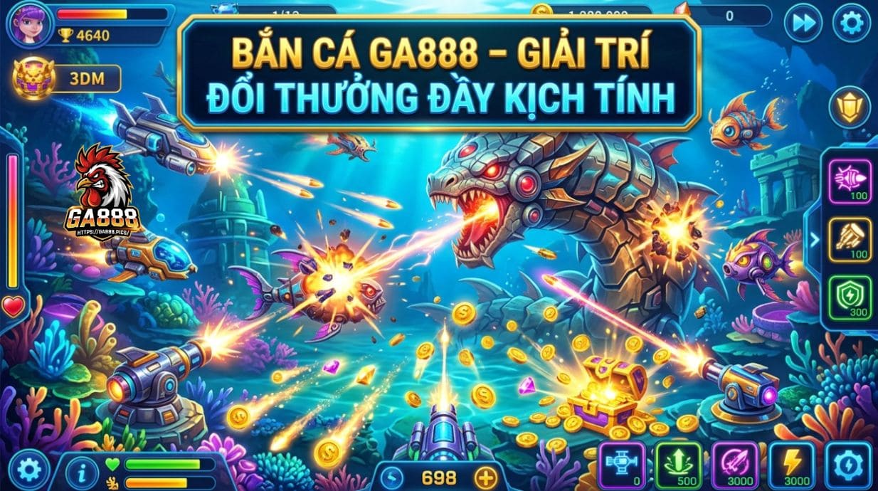 Bắn Cá GA888 – Giải Trí Đổi Thưởng Đầy Kịch Tính