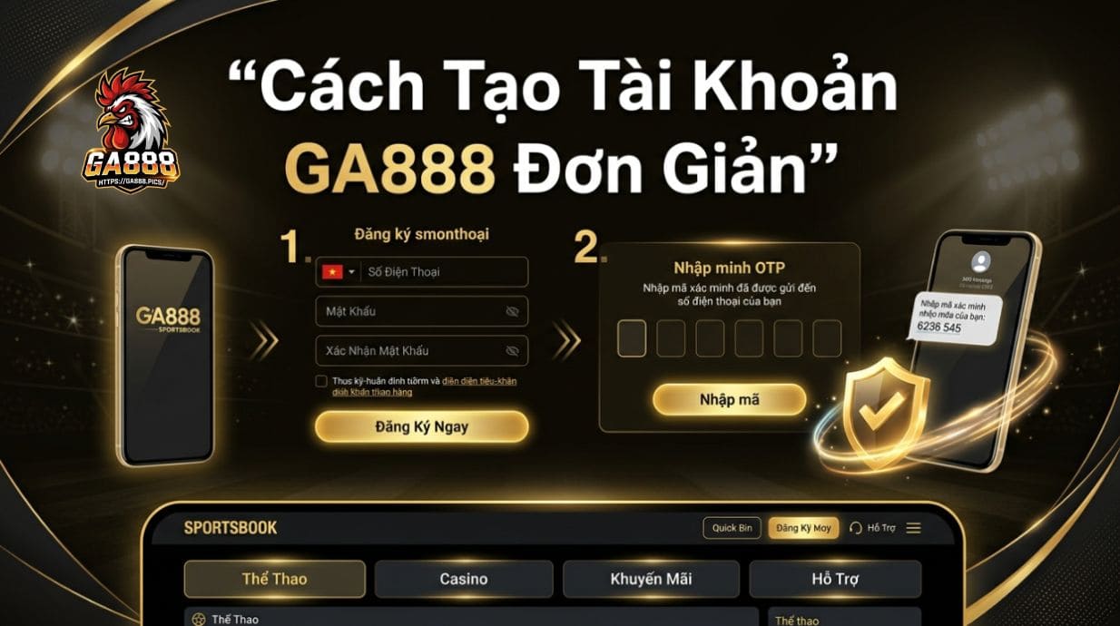 Cách Tạo Tài Khoản GA888 Đơn Giản