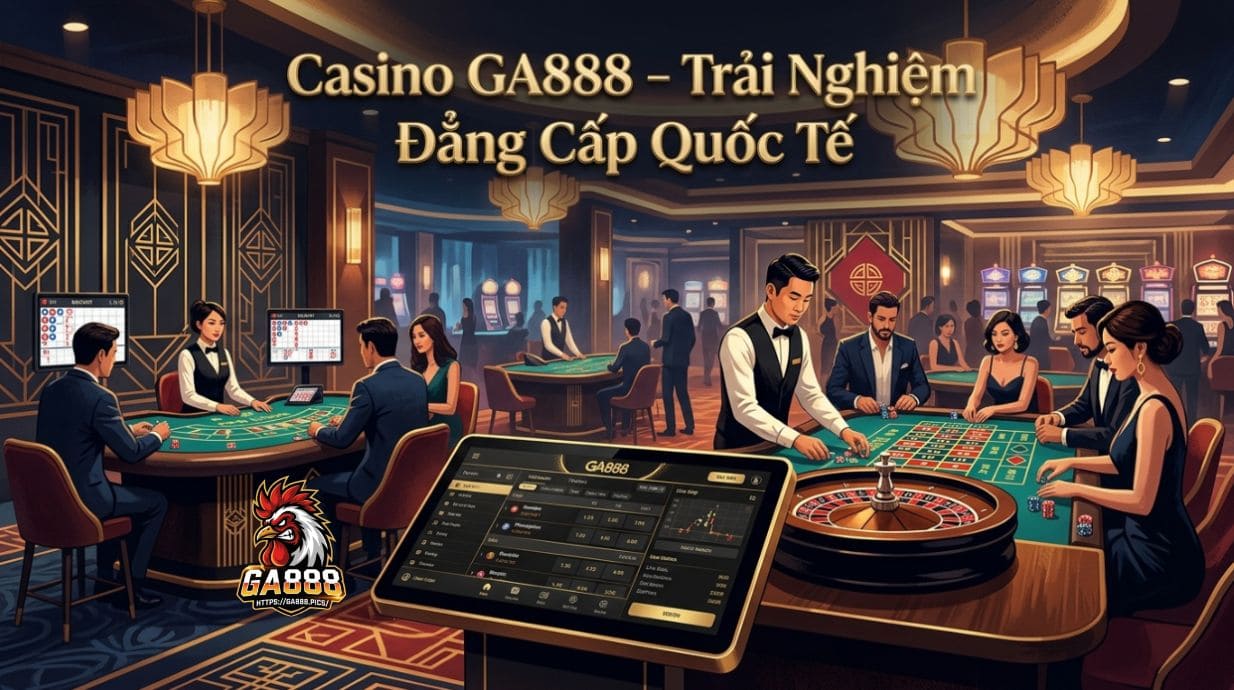 Casino GA888 – Trải Nghiệm Đẳng Cấp Quốc Tế