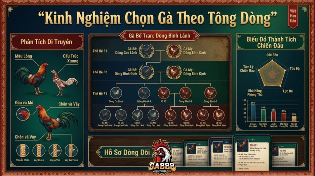 Kinh Nghiệm Chọn Gà Theo Tông Dòng