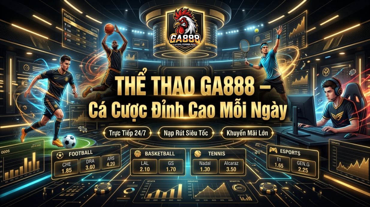 Thể Thao GA888 – Cá Cược Đỉnh Cao Mỗi Ngày