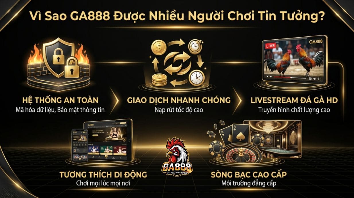 Vì Sao GA888 Được Nhiều Người Chơi Tin Tưởng?