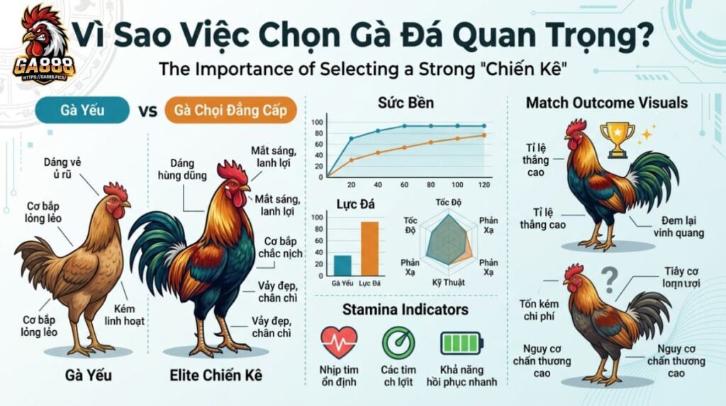 Vì Sao Việc Chọn Gà Đá Quan Trọng?