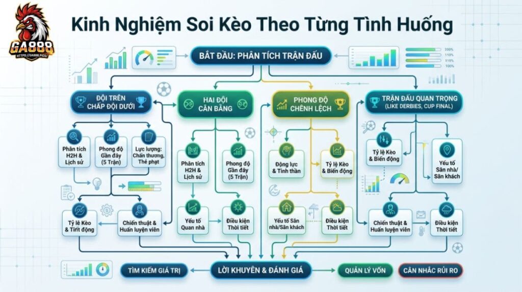 Kinh Nghiệm Soi Kèo Theo Từng Tình Huống