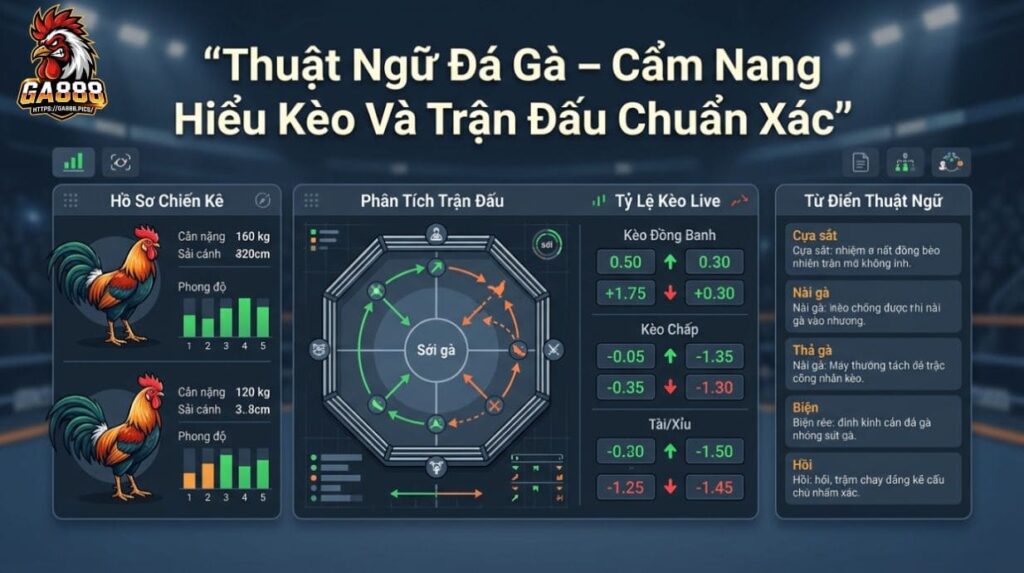 Thuật Ngữ Đá Gà – Cẩm Nang Hiểu Kèo Và Trận Đấu Chuẩn Xác